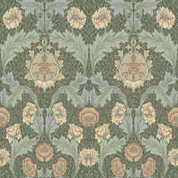Myrtle Wallpaper Wallpaper A-Street Prints Roll Sea Green