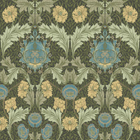 Myrtle Wallpaper Wallpaper A-Street Prints Roll Dark Green