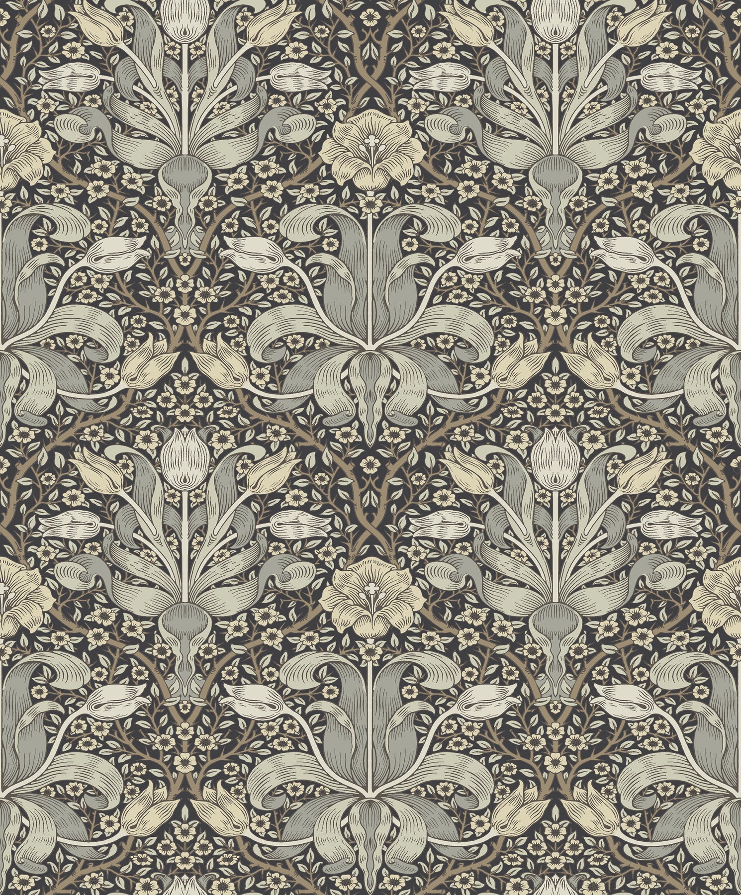 Spring Thicket Wallpaper Wallpaper A-Street Prints Roll Blue