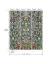 Vine Embroidery Mural Wallpaper A-Street Prints