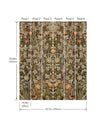 Vine Embroidery Mural Wallpaper A-Street Prints