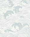 Swell Wallpaper Wallpaper A-Street Prints Roll Light Blue