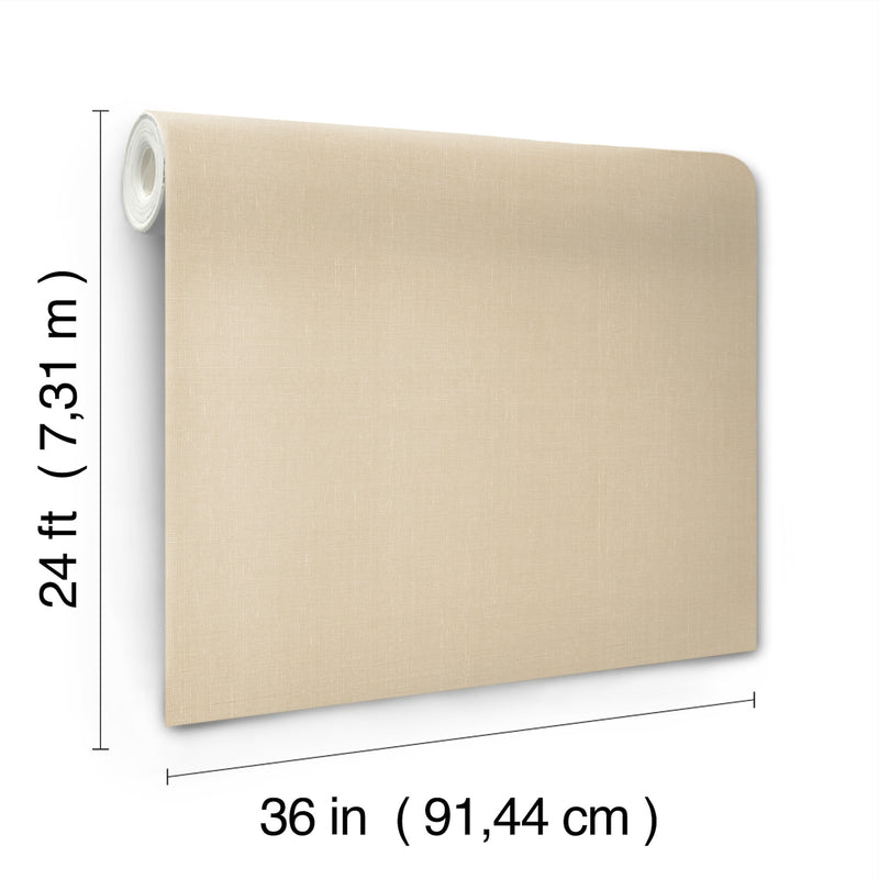 Woven Linen Wallpaper Antonina Vella   