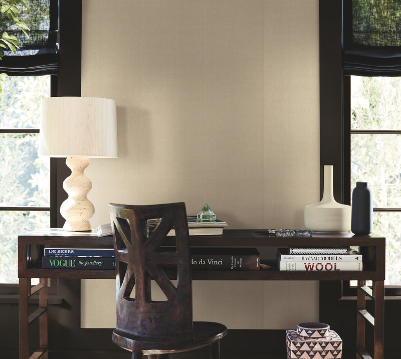Woven Linen Wallpaper Antonina Vella   