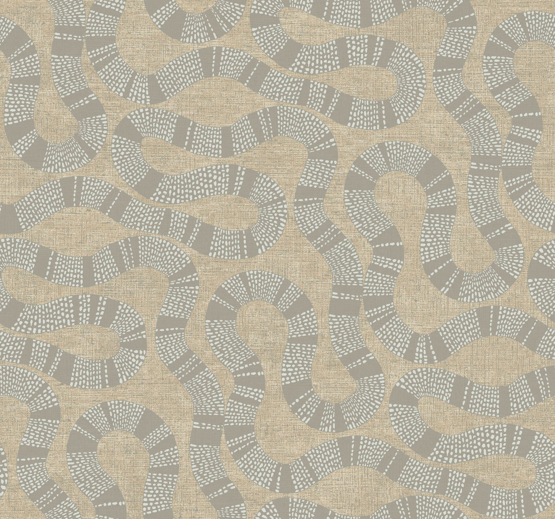Ophidia Wallpaper Antonina Vella Double Roll Taupe 