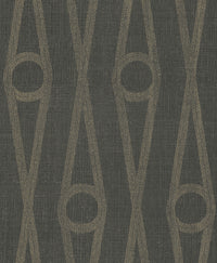 Henlein Wallpaper Antonina Vella Double Roll Charcoal 
