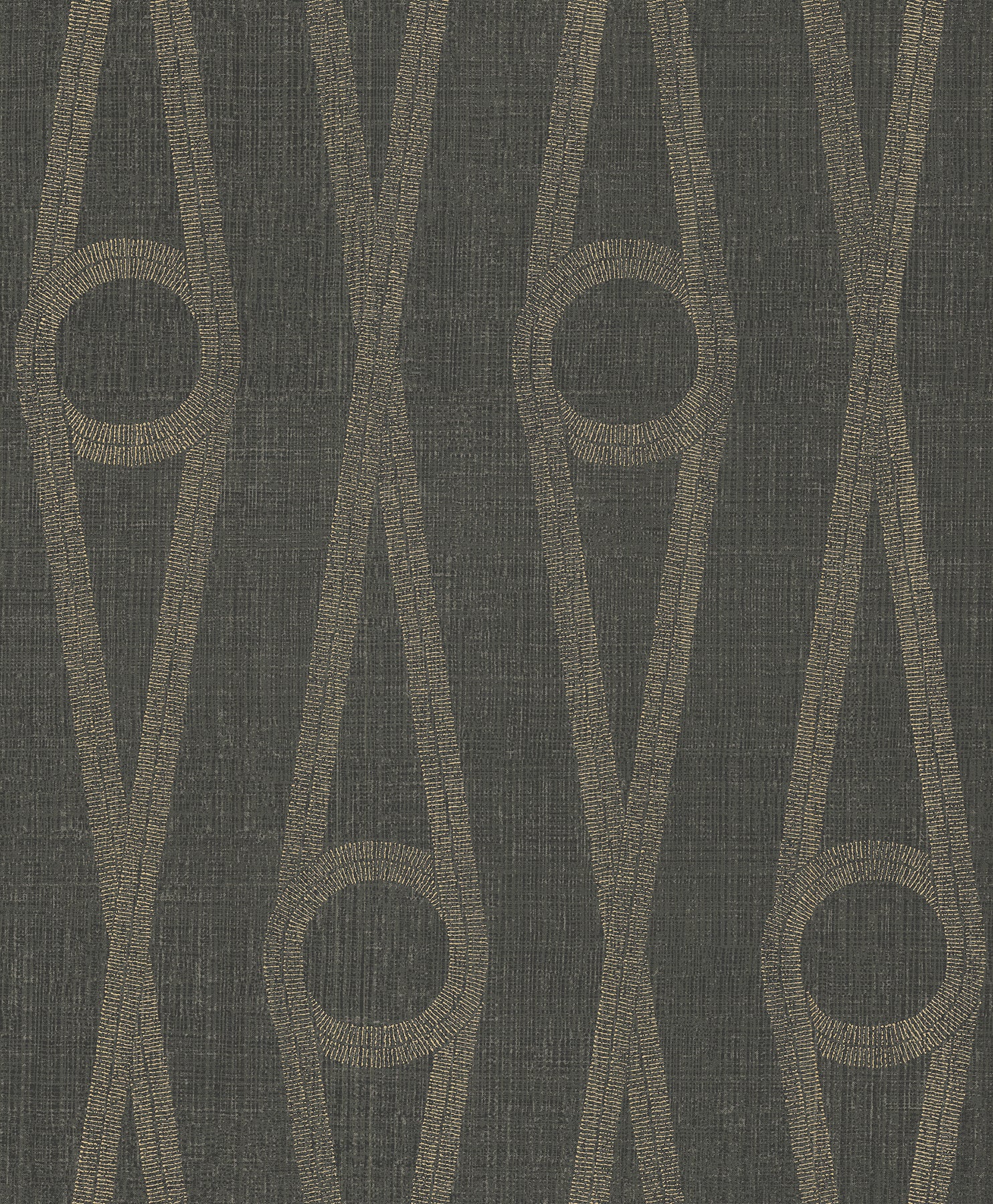 Henlein Wallpaper Antonina Vella Double Roll Charcoal 