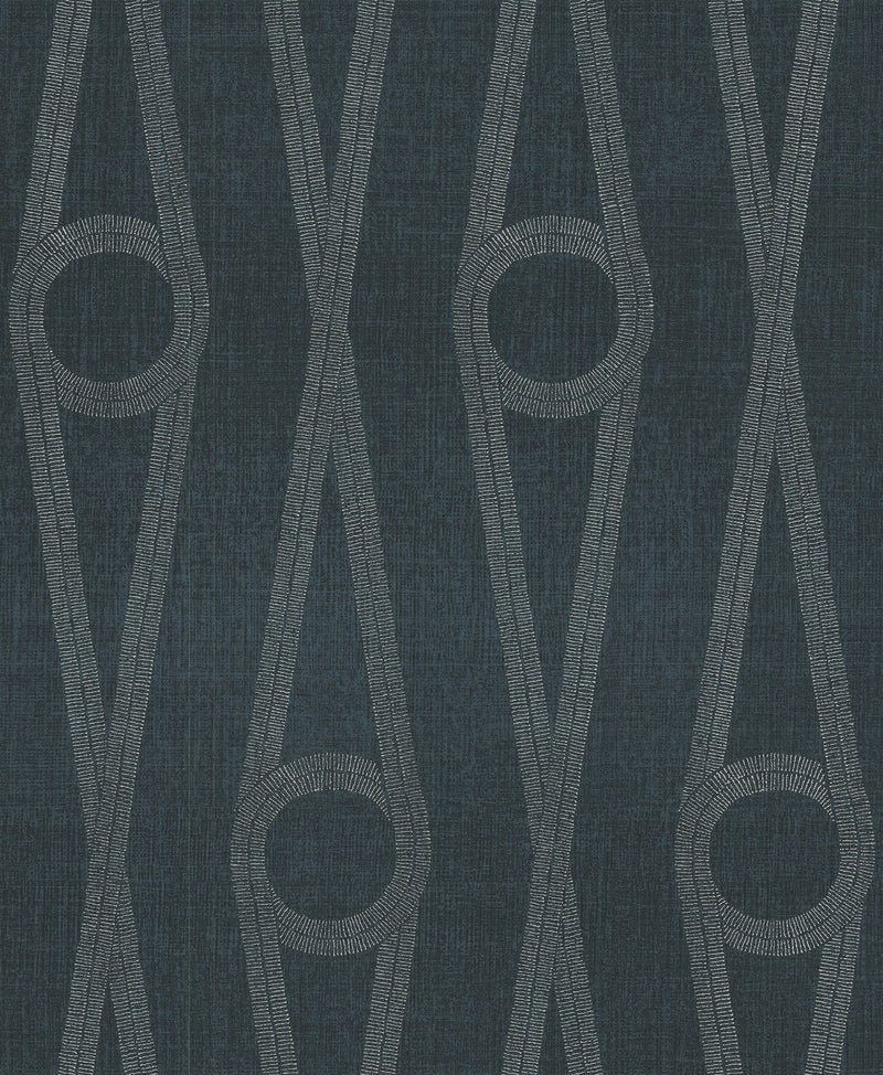 Henlein Wallpaper Antonina Vella Double Roll Indigo 