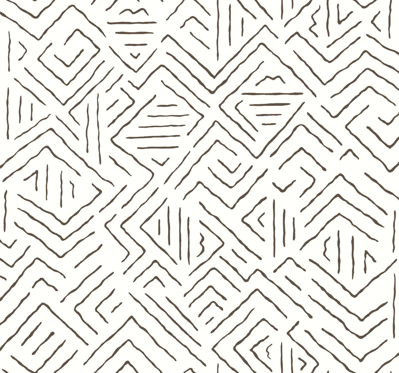 Sirih Wallpaper Antonina Vella Double Roll Black 