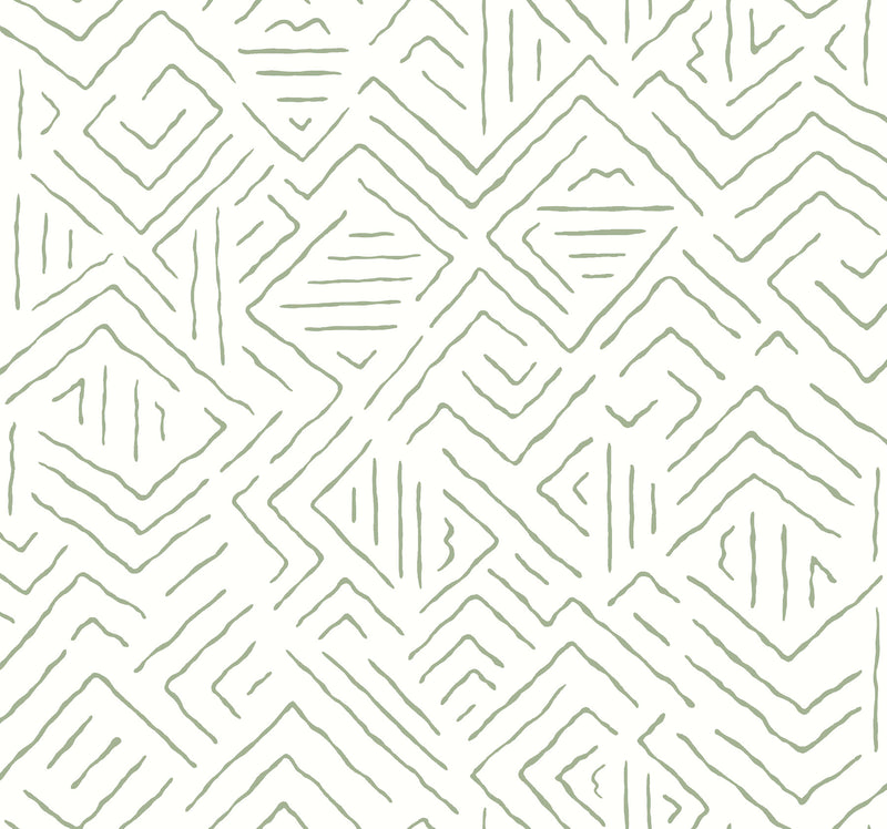 Sirih Wallpaper Antonina Vella Double Roll Sage 