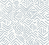 Sirih Wallpaper Antonina Vella Double Roll Navy 