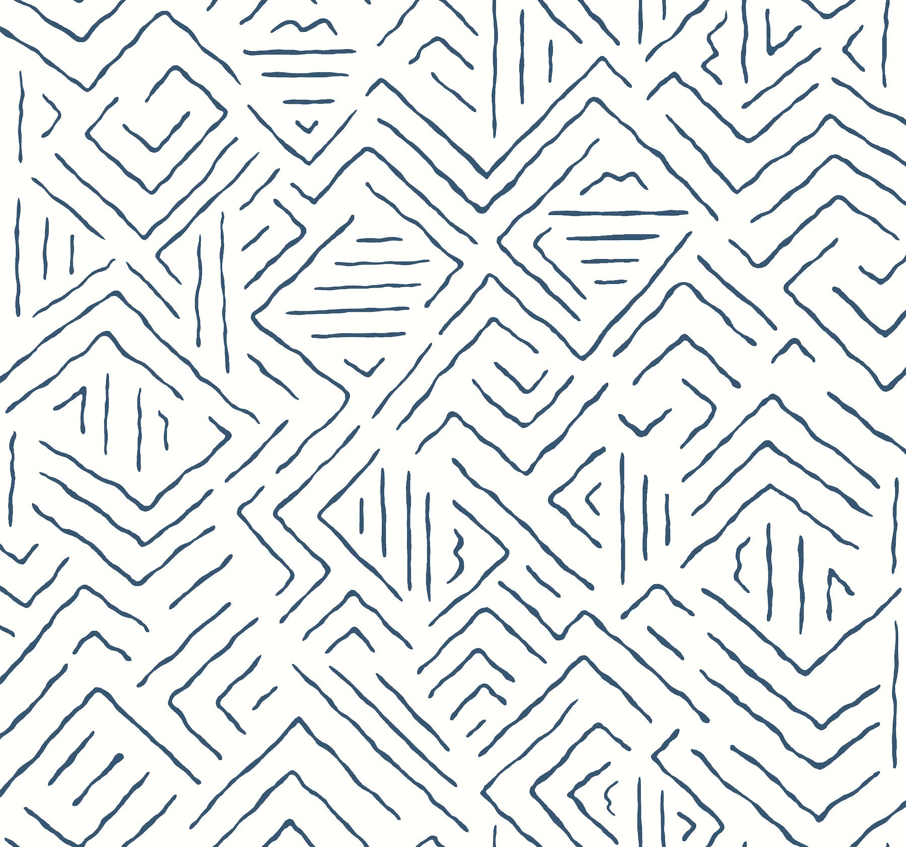 Sirih Wallpaper Antonina Vella Double Roll Navy 