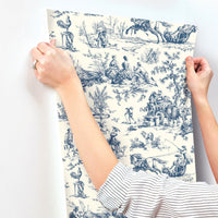 Seasons Toile Wallpaper Wallpaper York Wallcoverings   