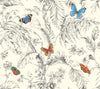 Papillon Wallpaper Wallpaper York Wallcoverings Double Roll Primary 