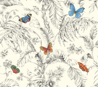 Papillon Wallpaper Wallpaper York Wallcoverings Double Roll Primary 