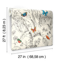 Papillon Wallpaper Wallpaper York Wallcoverings   