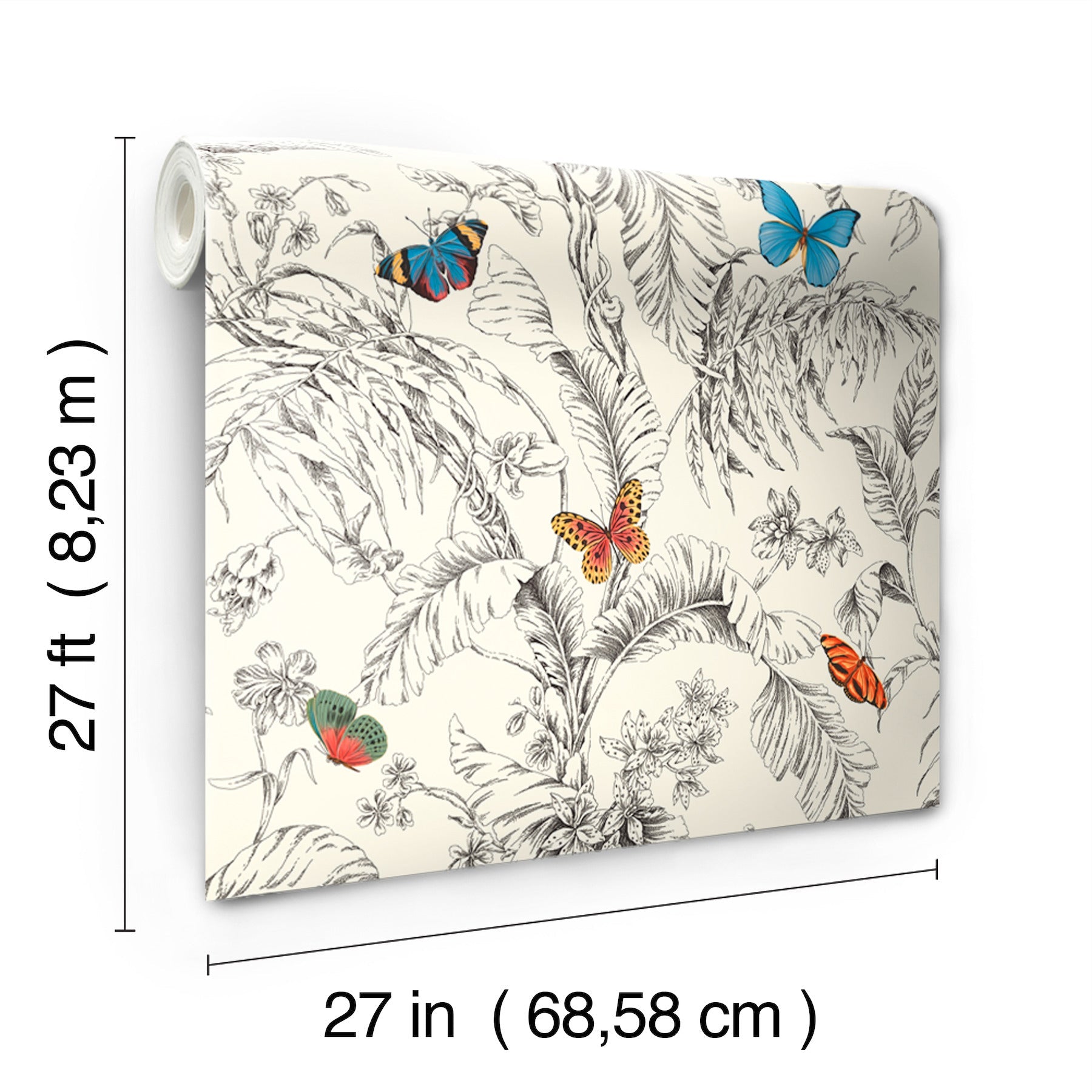 Papillon Wallpaper Wallpaper York Wallcoverings   