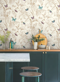 Papillon Wallpaper Wallpaper York Wallcoverings   
