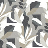 Papier Colle Wallpaper Wallpaper York Wallcoverings Double Roll Black & White 