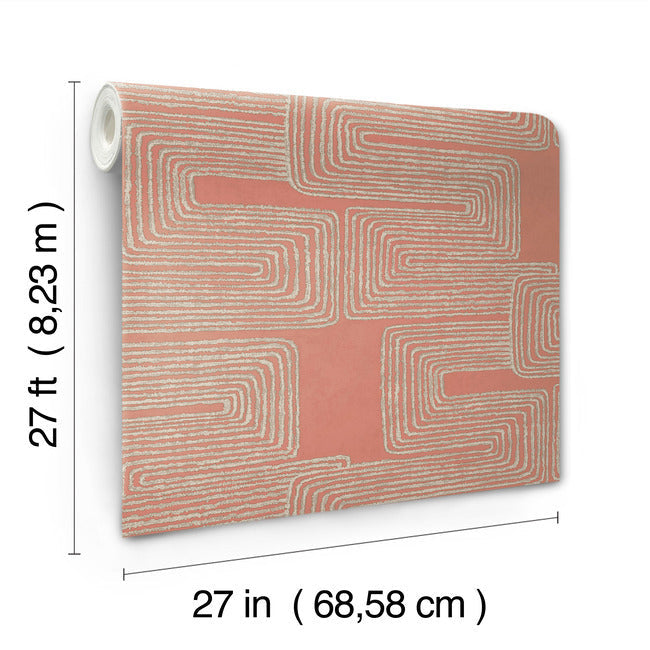 Nikki Chu Zulu Thread Wallpaper – York Wallcoverings