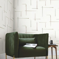 Gilded Sumi-E Wallpaper Wallpaper York Wallcoverings   