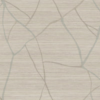 Nikki Chu Raska Wallpaper Wallpaper York Wallcoverings Double Roll Taupe 