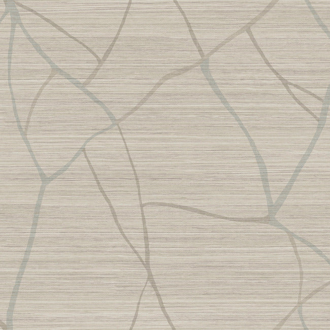 Nikki Chu Raska Wallpaper Wallpaper York Wallcoverings Double Roll Taupe 