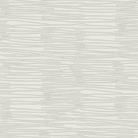 Nikki Chu Water Reed Thatch Wallpaper Wallpaper York Wallcoverings Double Roll Dove/Silver 