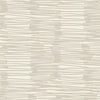 Nikki Chu Water Reed Thatch Wallpaper Wallpaper York Wallcoverings Double Roll Linen/Silver 