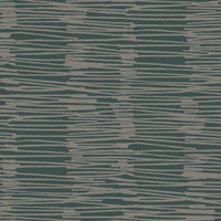 Nikki Chu Water Reed Thatch Wallpaper Wallpaper York Wallcoverings Double Roll Forest/Silver 