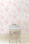 Everblooming Rosettes Jam Cabbage Rose Bouquets Wallpaper Wallpaper A-Street Prints   