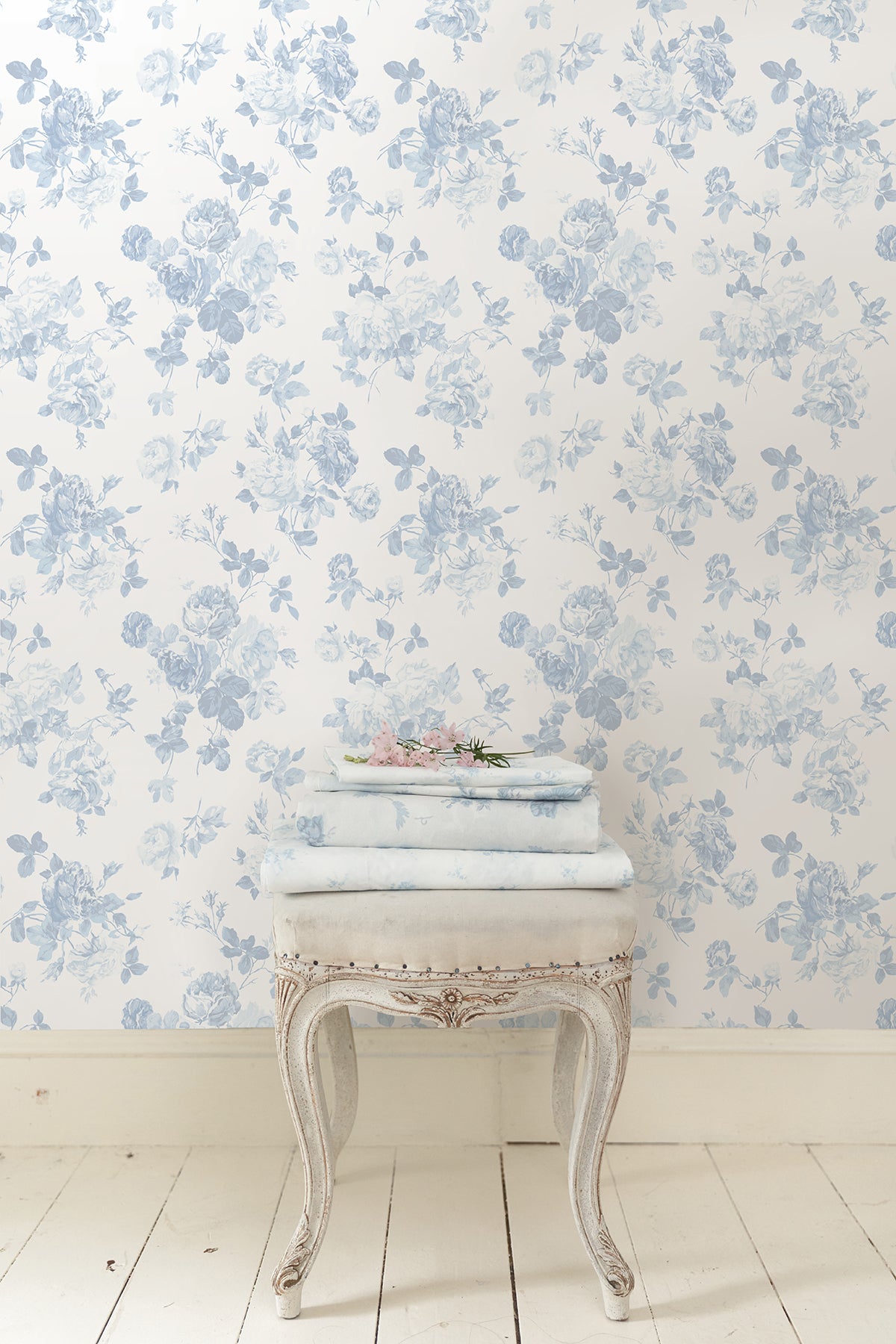 Everblooming Rosettes Jam Cabbage Rose Bouquets Wallpaper Wallpaper A-Street Prints   