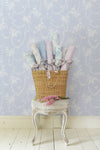 Chandelier Gates Easter Floral Drape Wallpaper Wallpaper A-Street Prints   