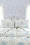 Chandelier Gates Easter Floral Drape Wallpaper Wallpaper A-Street Prints   