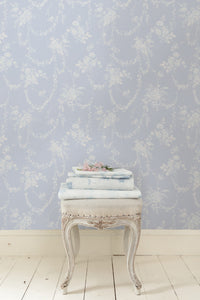 Chandelier Gates Easter Floral Drape Wallpaper Wallpaper A-Street Prints   
