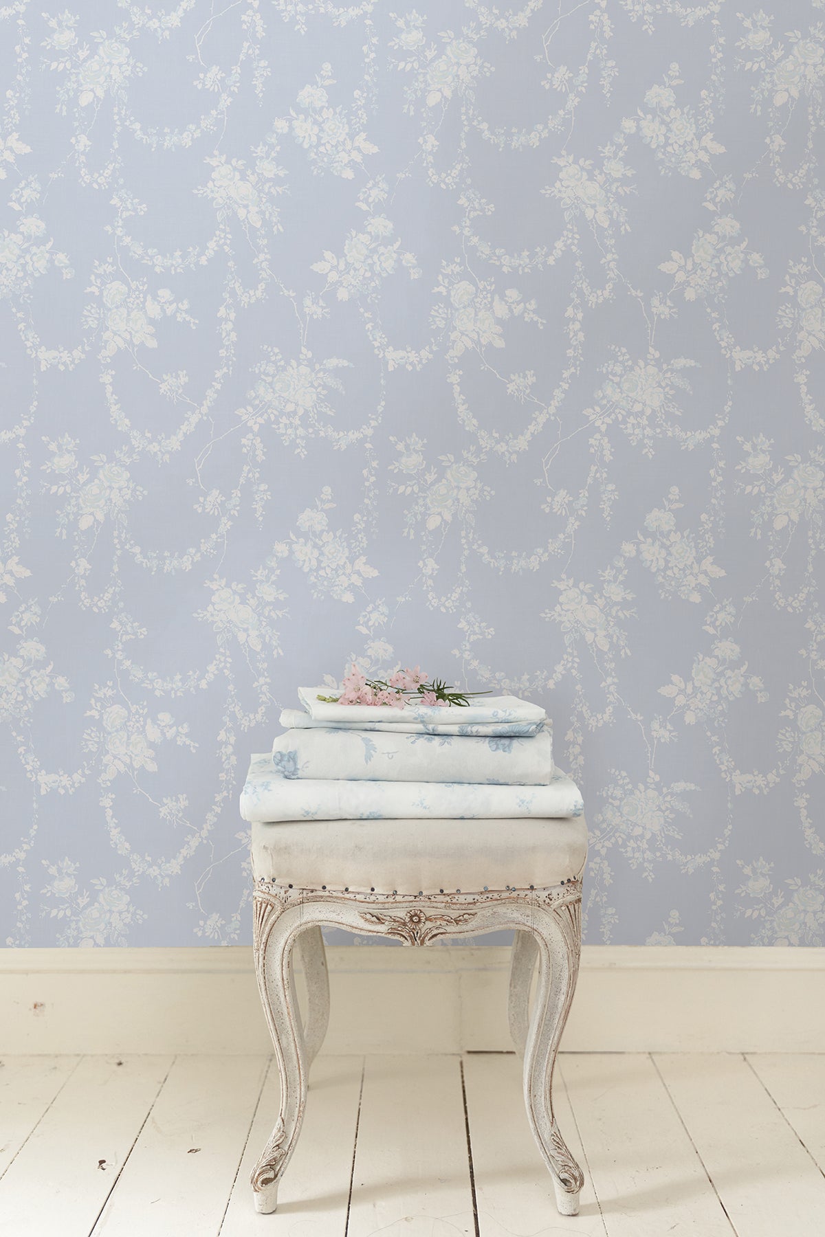 Chandelier Gates Easter Floral Drape Wallpaper Wallpaper A-Street Prints   