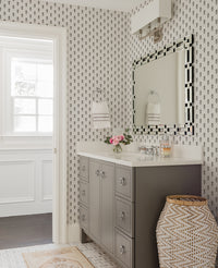 Libby Stone Mini Floral Wallpaper Wallpaper A-Street Prints   
