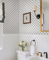 Libby Stone Mini Floral Wallpaper Wallpaper A-Street Prints   
