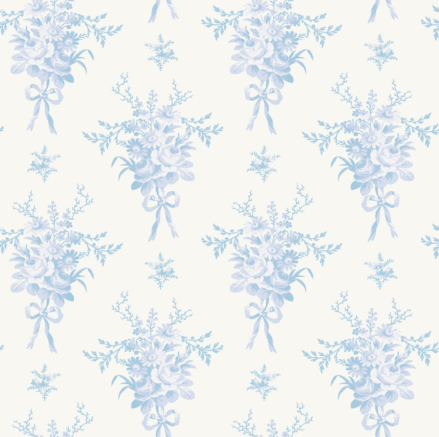 Rosie Arrangements Icey Winters Bouquet Toss Wallpaper Wallpaper A-Street Prints Double Roll Icey Winters 