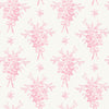 Rosie Arrangements Icey Winters Bouquet Toss Wallpaper Wallpaper A-Street Prints Double Roll Kiss Pink 