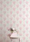 Rosie Arrangements Icey Winters Bouquet Toss Wallpaper Wallpaper A-Street Prints   
