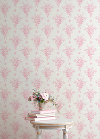 Rosie Arrangements Icey Winters Bouquet Toss Wallpaper Wallpaper A-Street Prints   