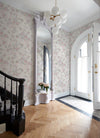 Cabbage Rose Bow Pretty in Ribbons and Roses Wallpaper Wallpaper A-Street Prints   