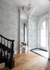 Cabbage Rose Bow Pretty in Ribbons and Roses Wallpaper Wallpaper A-Street Prints   
