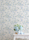 Cabbage Rose Bow Pretty in Ribbons and Roses Wallpaper Wallpaper A-Street Prints   