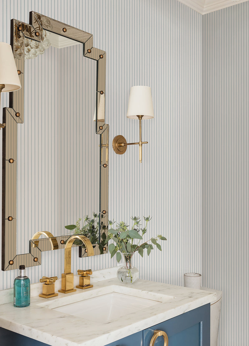 Oliver Heather Simple Stripe Wallpaper Wallpaper A-Street Prints   