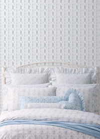 Dreamy Days Parfait Stripe and Floral Wallpaper Wallpaper A-Street Prints   