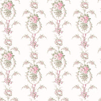 Rose Cheeks Party Floral Cluster Wallpaper Wallpaper A-Street Prints Double Roll Party Pink 