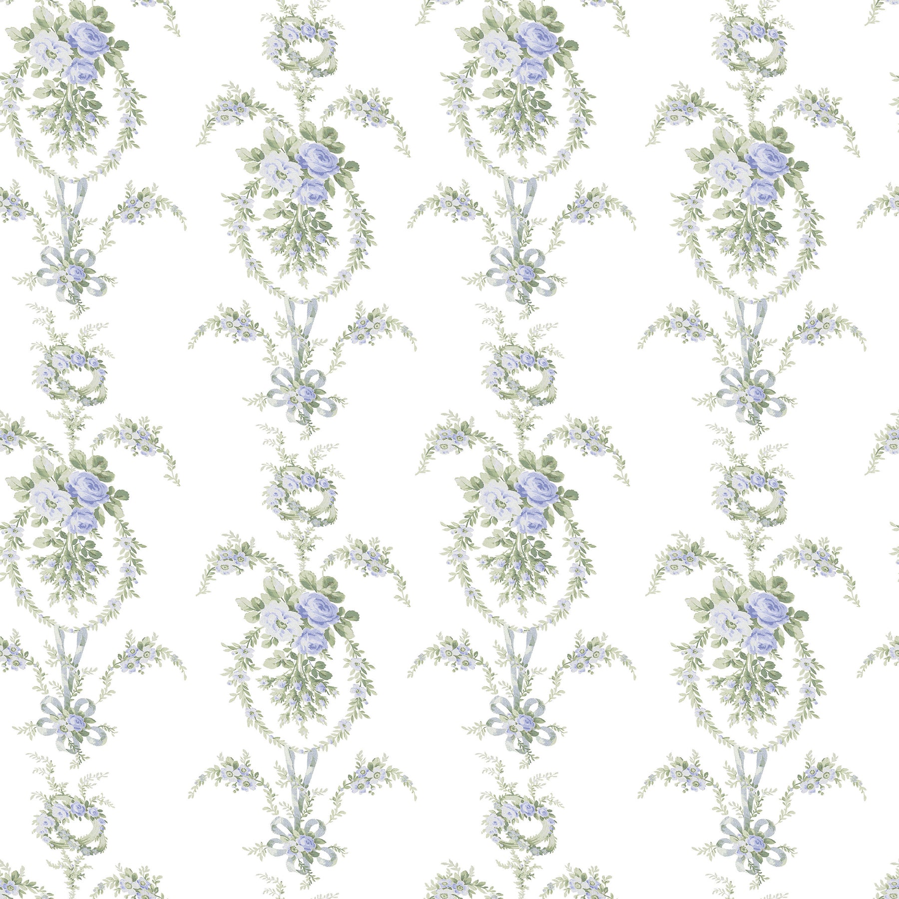 Rose Cheeks Party Floral Cluster Wallpaper Wallpaper A-Street Prints Double Roll Blye Elysees 