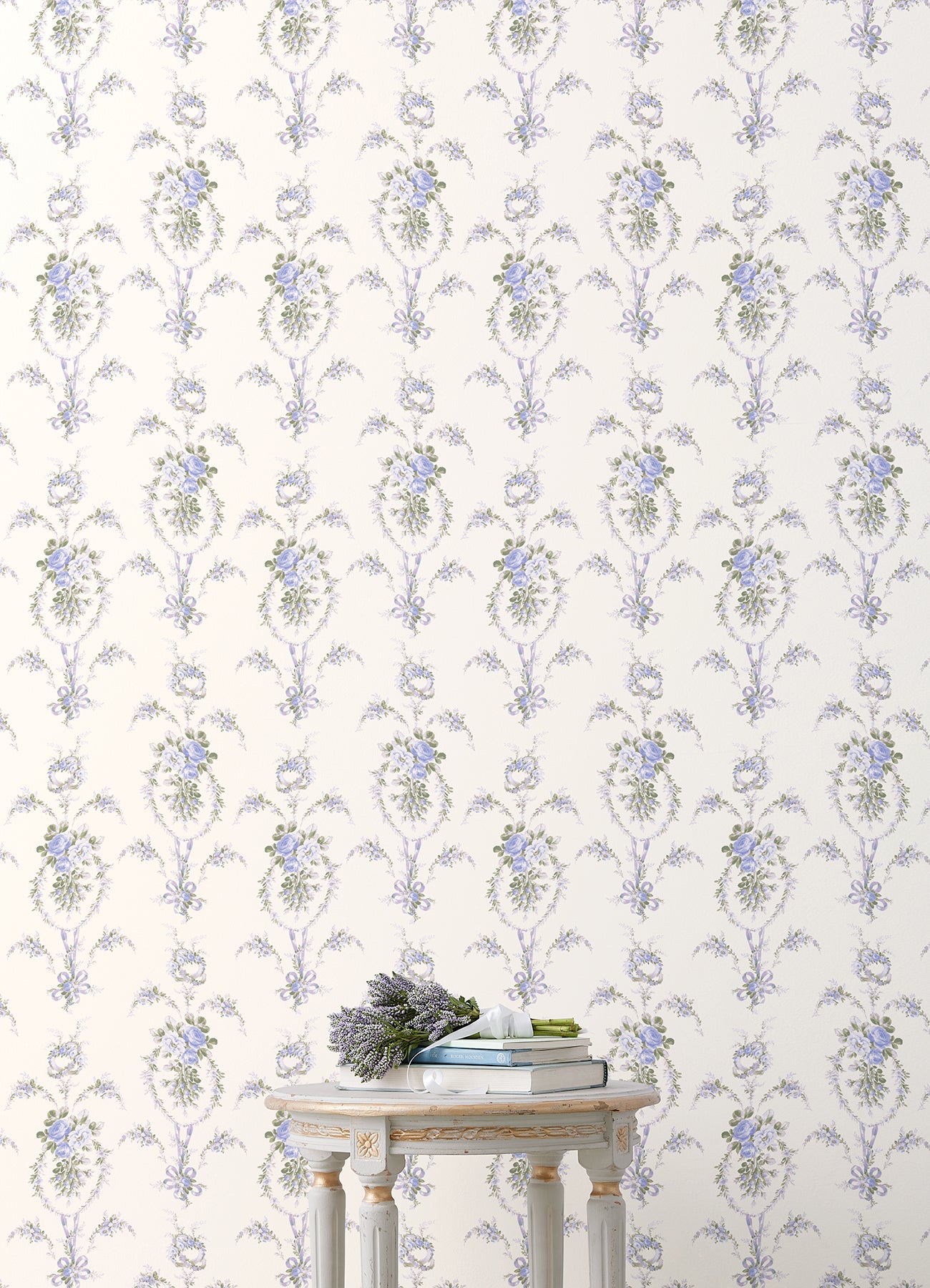 Rose Cheeks Party Floral Cluster Wallpaper Wallpaper A-Street Prints   